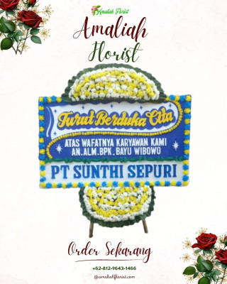 Papan Bunga Duka di Sawang