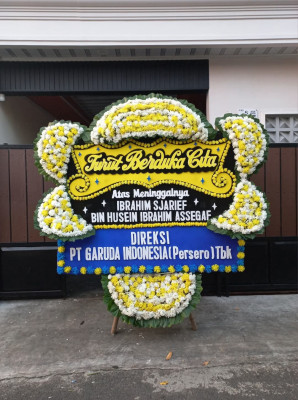 Papan Bunga Duka di Sawang