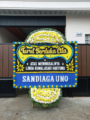 Papan Bunga Duka di Sawang