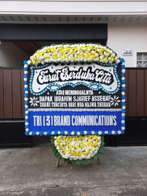 Papan Bunga Duka di Sawang
